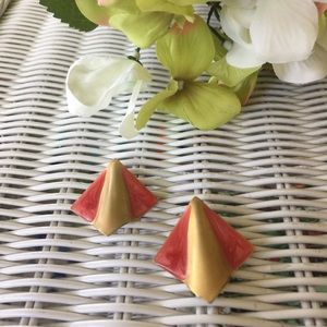 💎 Large Costume Jewelry Earrings Retro Vintage